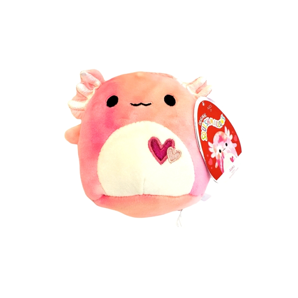 Aleka the Axolotl 5" Squishmallow Plush NEW Pink Tie Dye Valentine